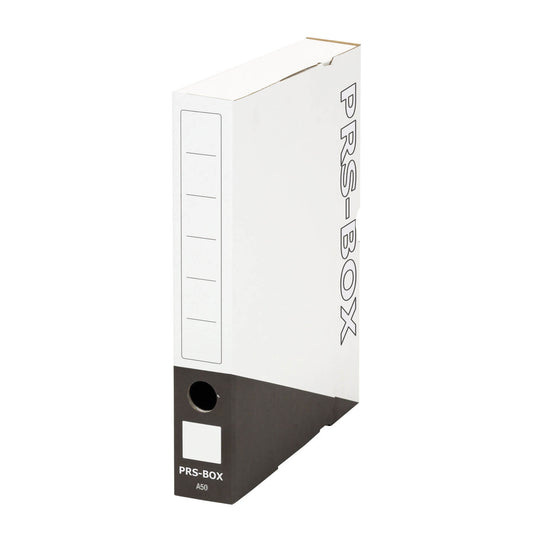 PRS Archivbox A50, Weiß/Schwarz, 50mm, 30 Stück
