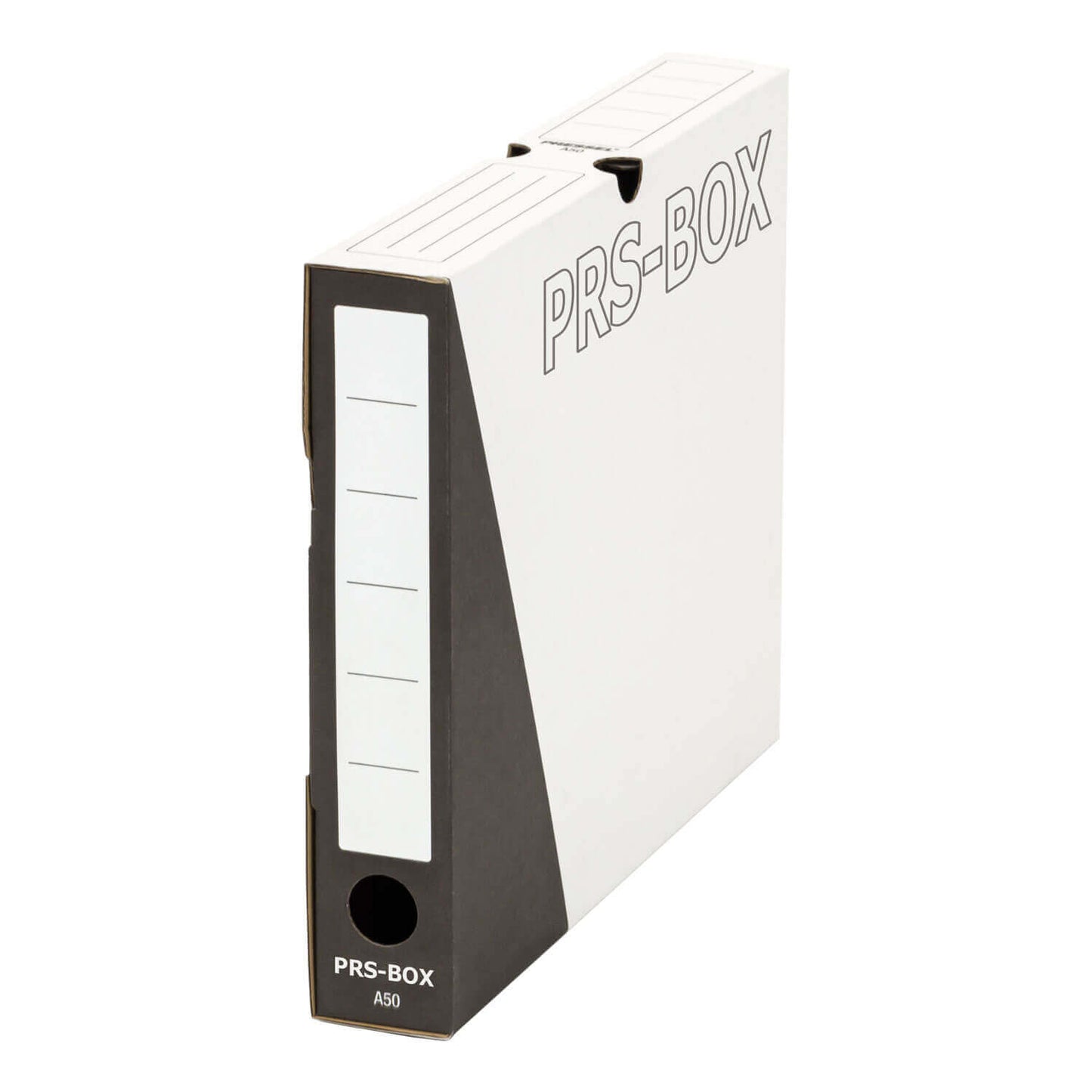 PRS Archivbox A50, Weiß/Schwarz, 50mm, 30 Stück