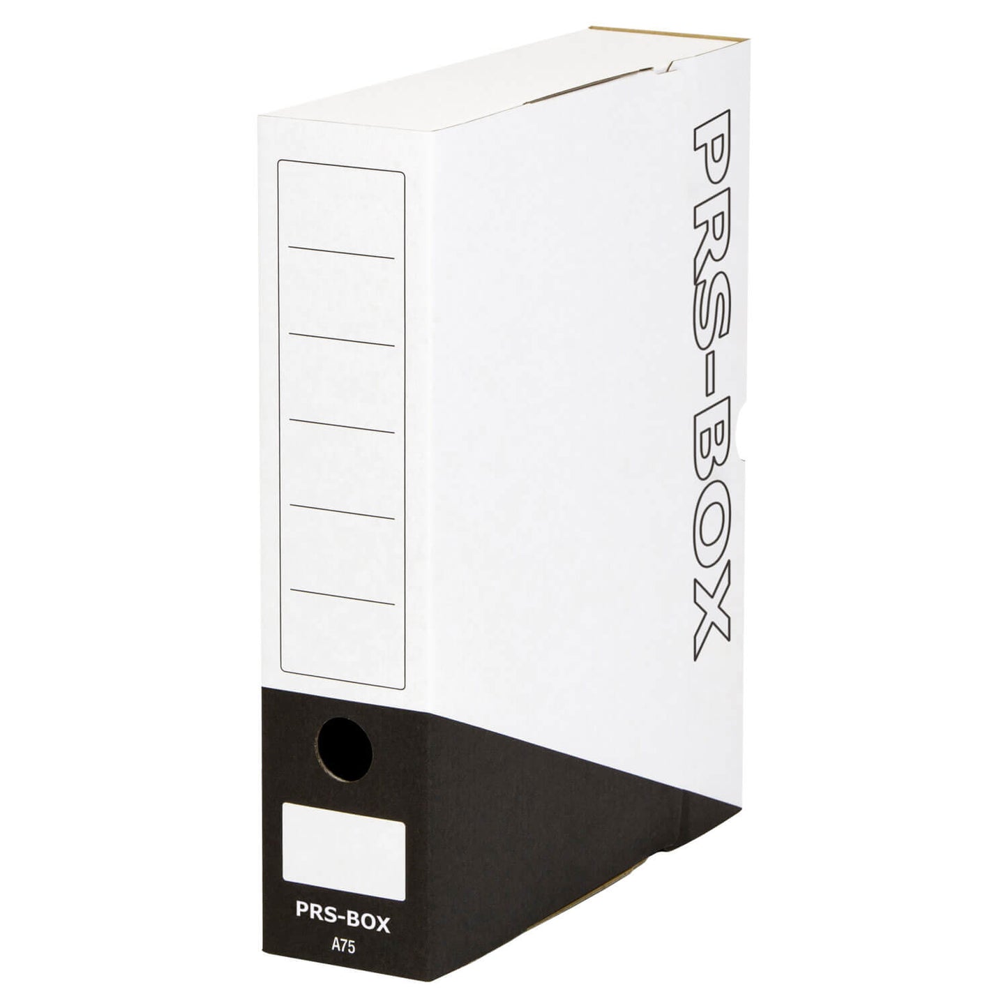 Boîte d'archives PRS A75, blanc/noir, 75 mm, 20 pièces
