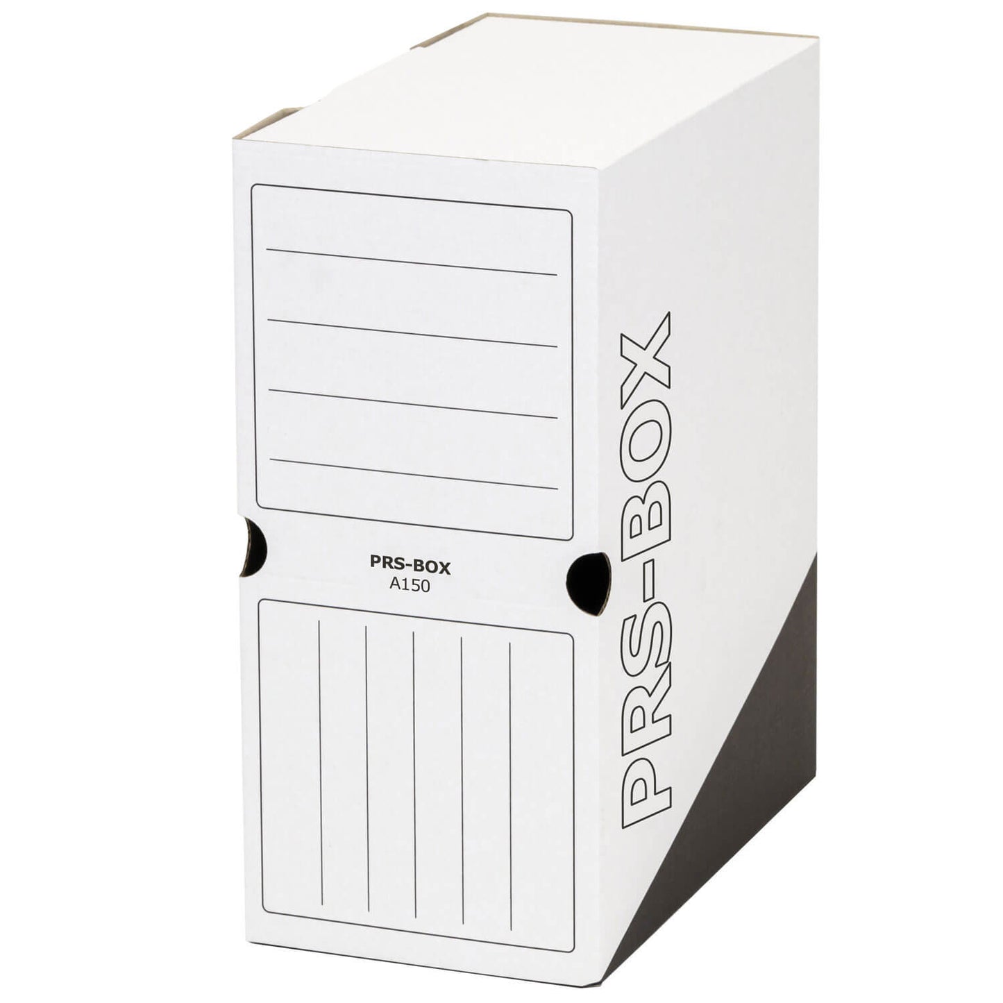 PRS archive box A150, white/black, 150mm, 20 pieces