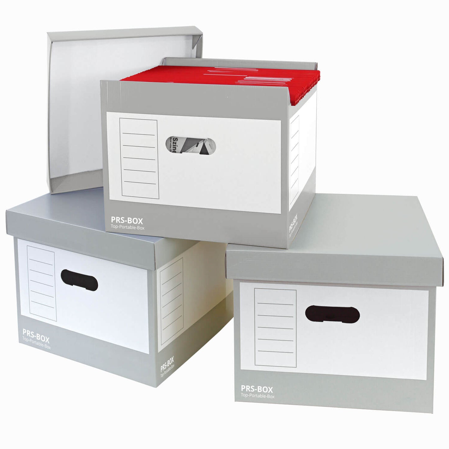 PRS Top-Portable-Box, Grey, 2 pieces