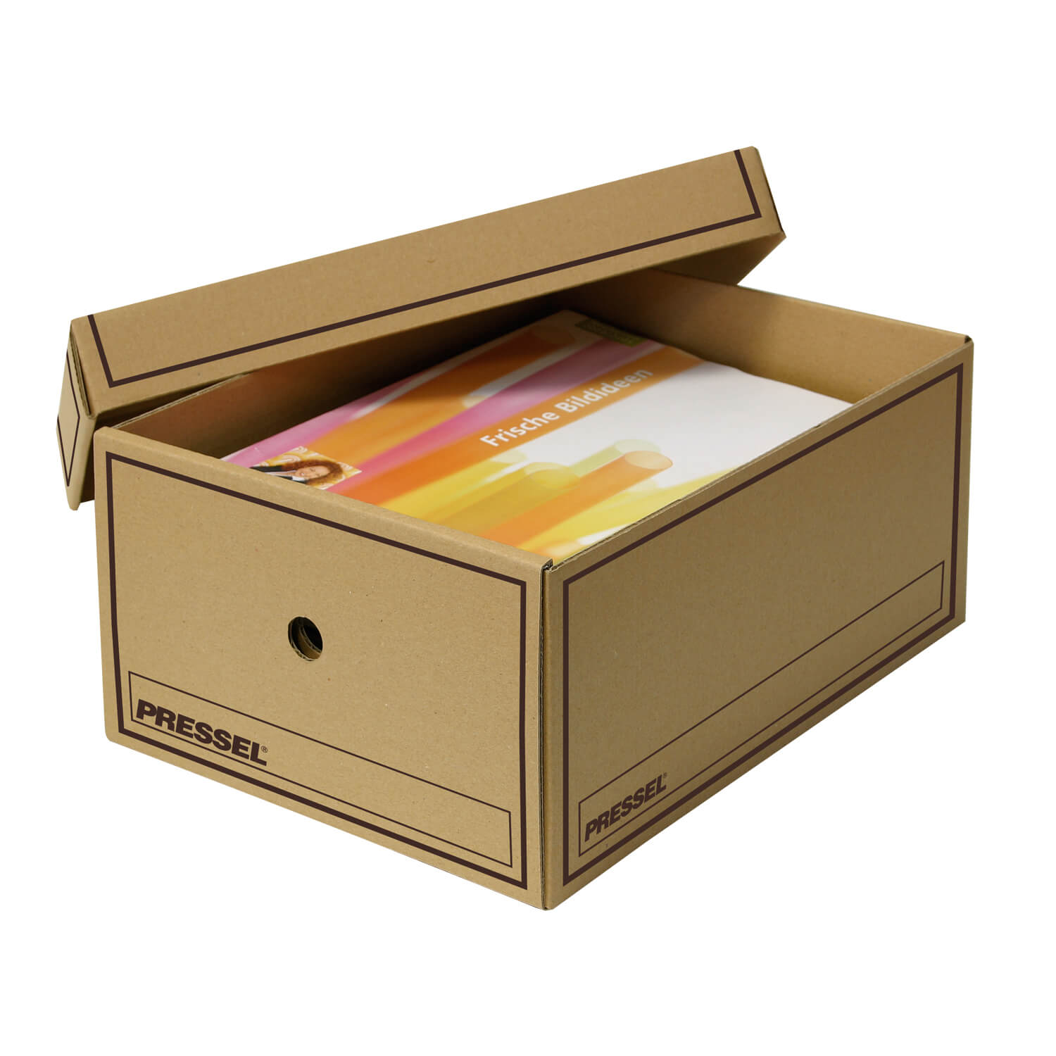 PRS Deckelbox Weiß/Anthrazit, 10 Stück PRS Deckelbox Weiß/Anthrazit, 10 Stück