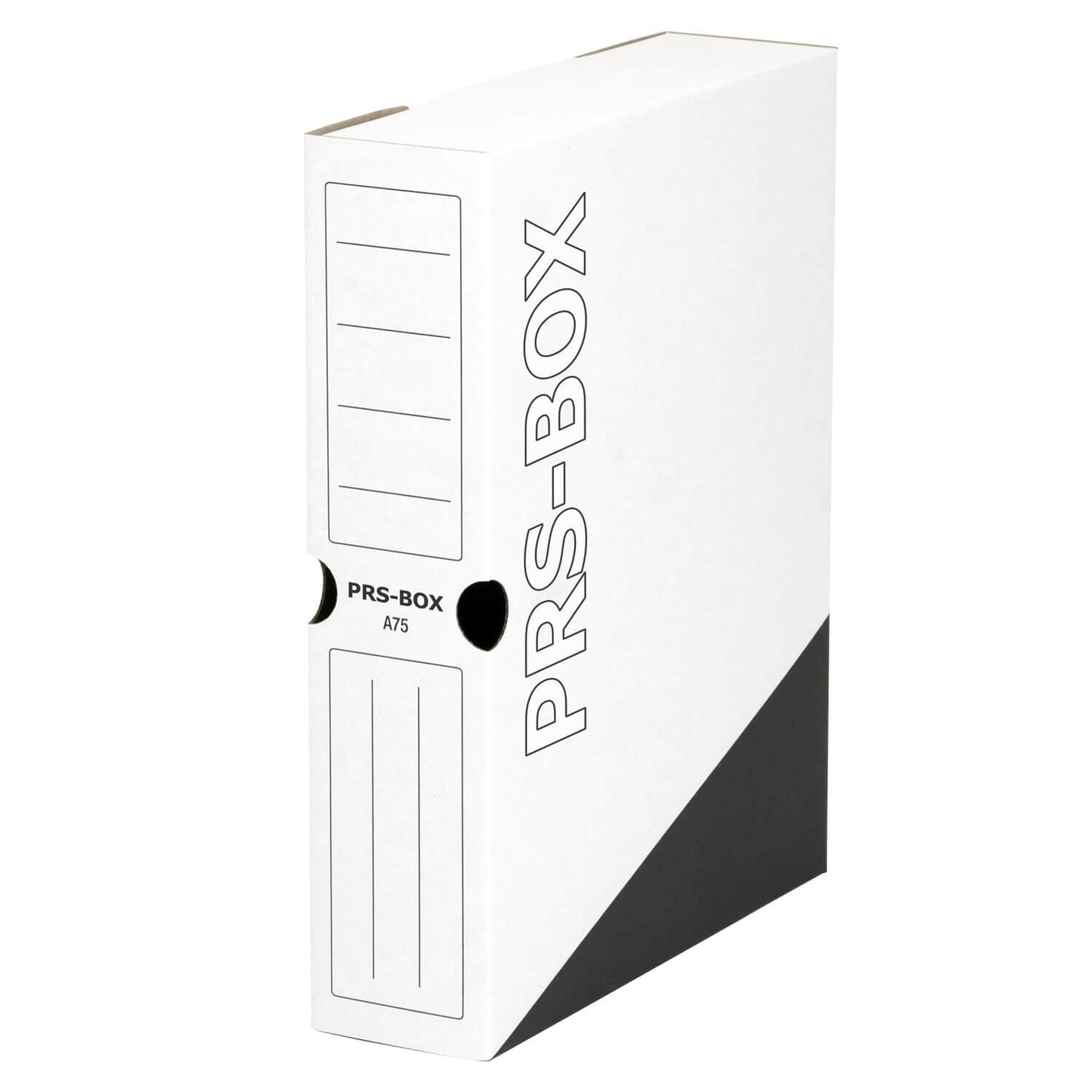 Boîte d'archives PRS A75, blanc/noir, 75 mm, 20 pièces