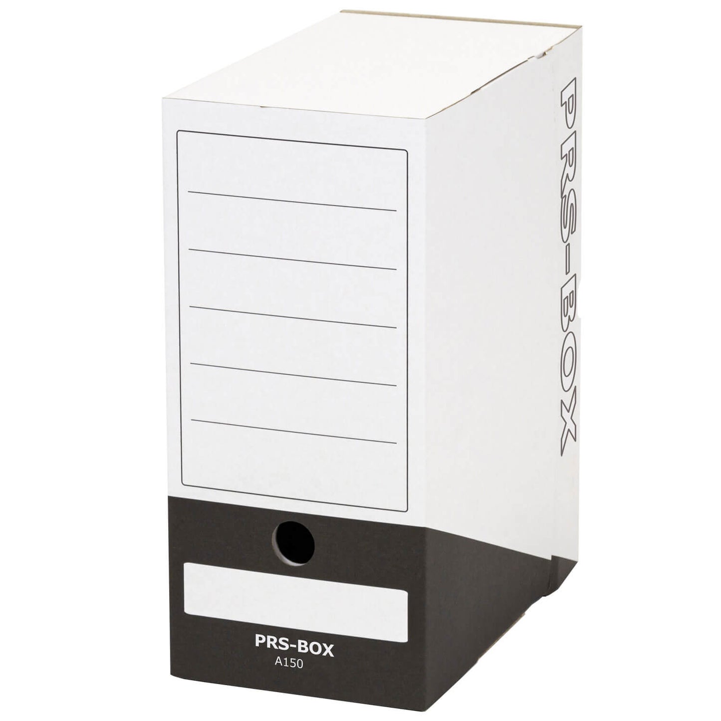 PRS archive box A150, white/black, 150mm, 20 pieces