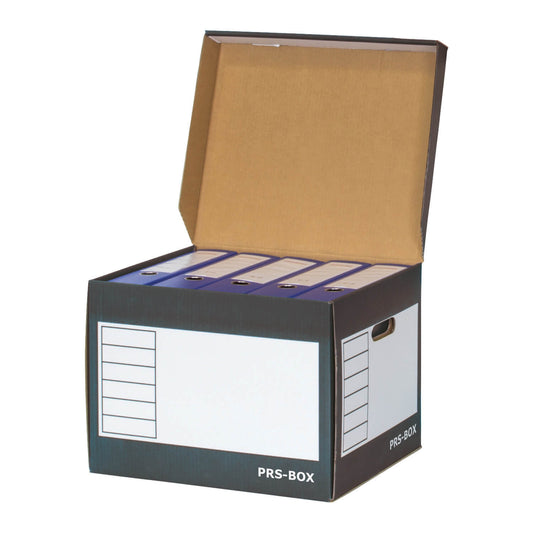 Boîte à couvercle PRS blanc/anthracite, 10 pièces
