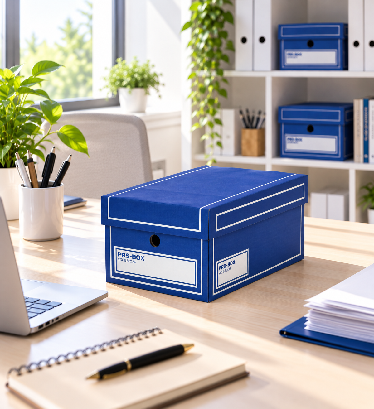 PRS Store boîtes A4, bleues, 10 pièces