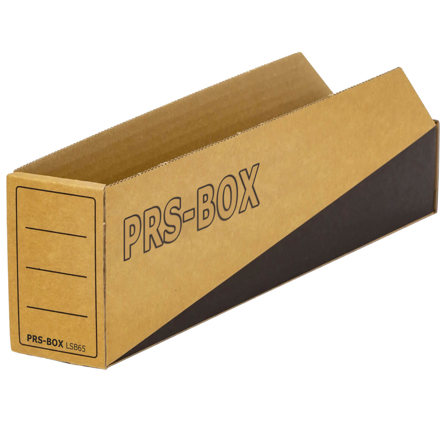 PRS Lagersichtbox LSB65 Natur/Schwarz, 305x65x110mm, 30 Stück PRS Lagersichtbox LSB65 Natur/Schwarz, 305x65x110mm, 30 Stück