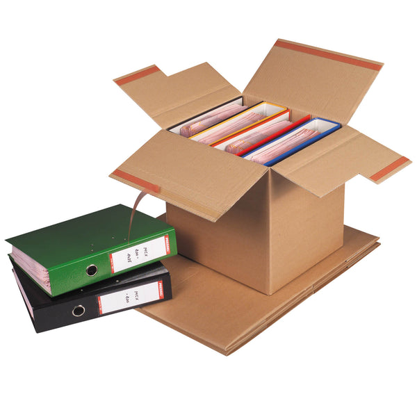 PRS Versandbox für 3-4 Ordner, Natur, 10 Stück – PRS-Box