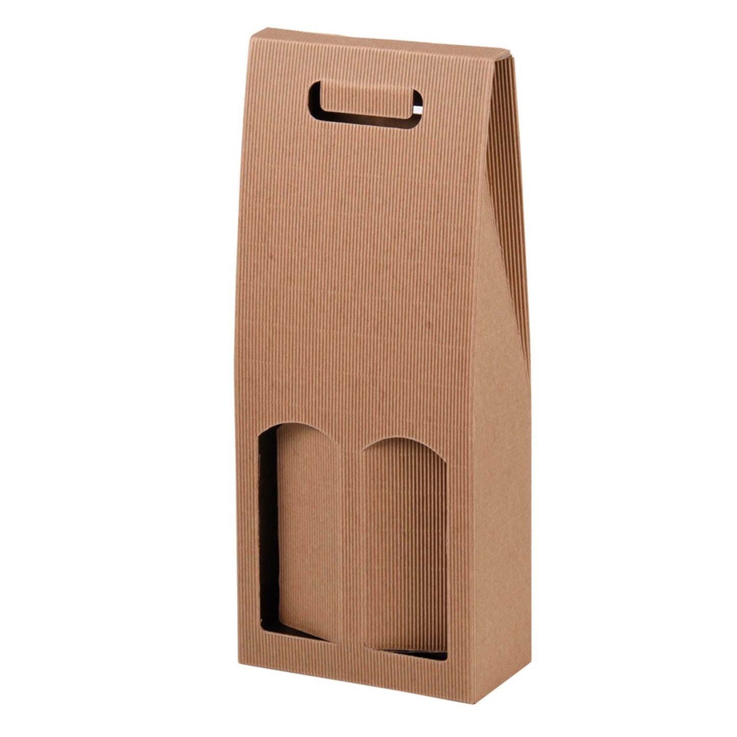 PRS-EP Flaschenkarton stehend "OpenWave" in 3 Farben für 1-3 Flaschen, 25 Stk./Pkg.