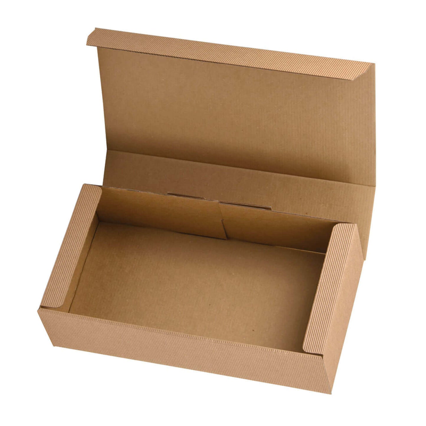 Boîte pliante pour bouteilles PRS-EP au design « OpenWave » pour 2 bouteilles, 4 couleurs, 25 pièces/paquet.