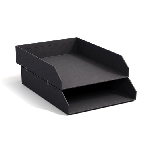 BIGSO Postfächer HAKAN, für A4, Schwarz, 2 Stück - Ab Mitte Dezember erhältlich