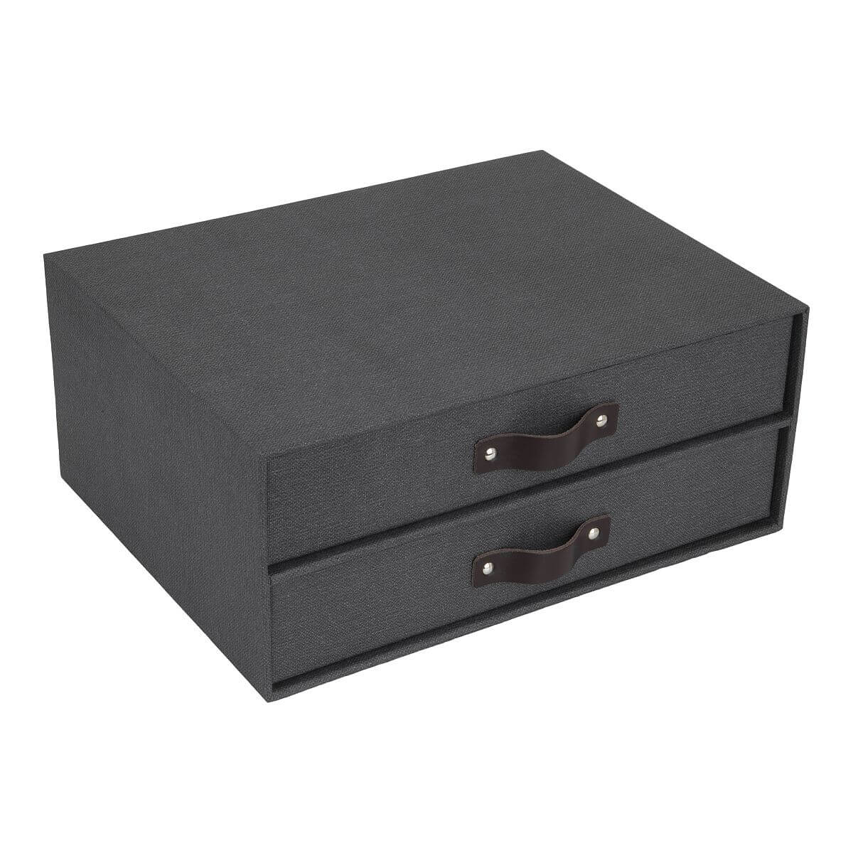 BIGSO Ladenset BIRGER mit 2 Laden, A4, Schwarz, 1 Stück - Ab Mitte Dezember erhältlich